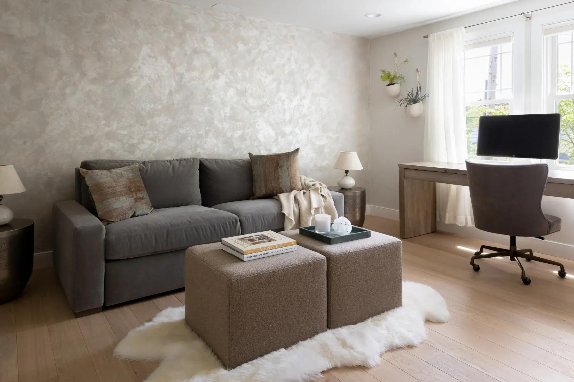 after renovation sitting room and home office venetian plaster after renovation sitting room and home office venetian plaster