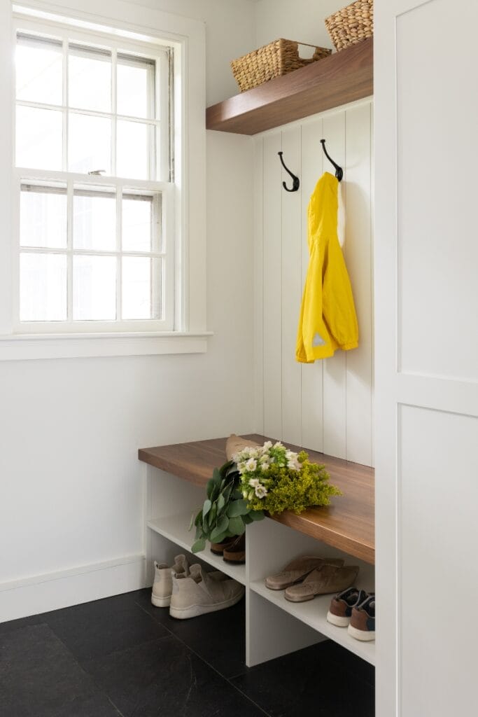 New Mudroom inside entry